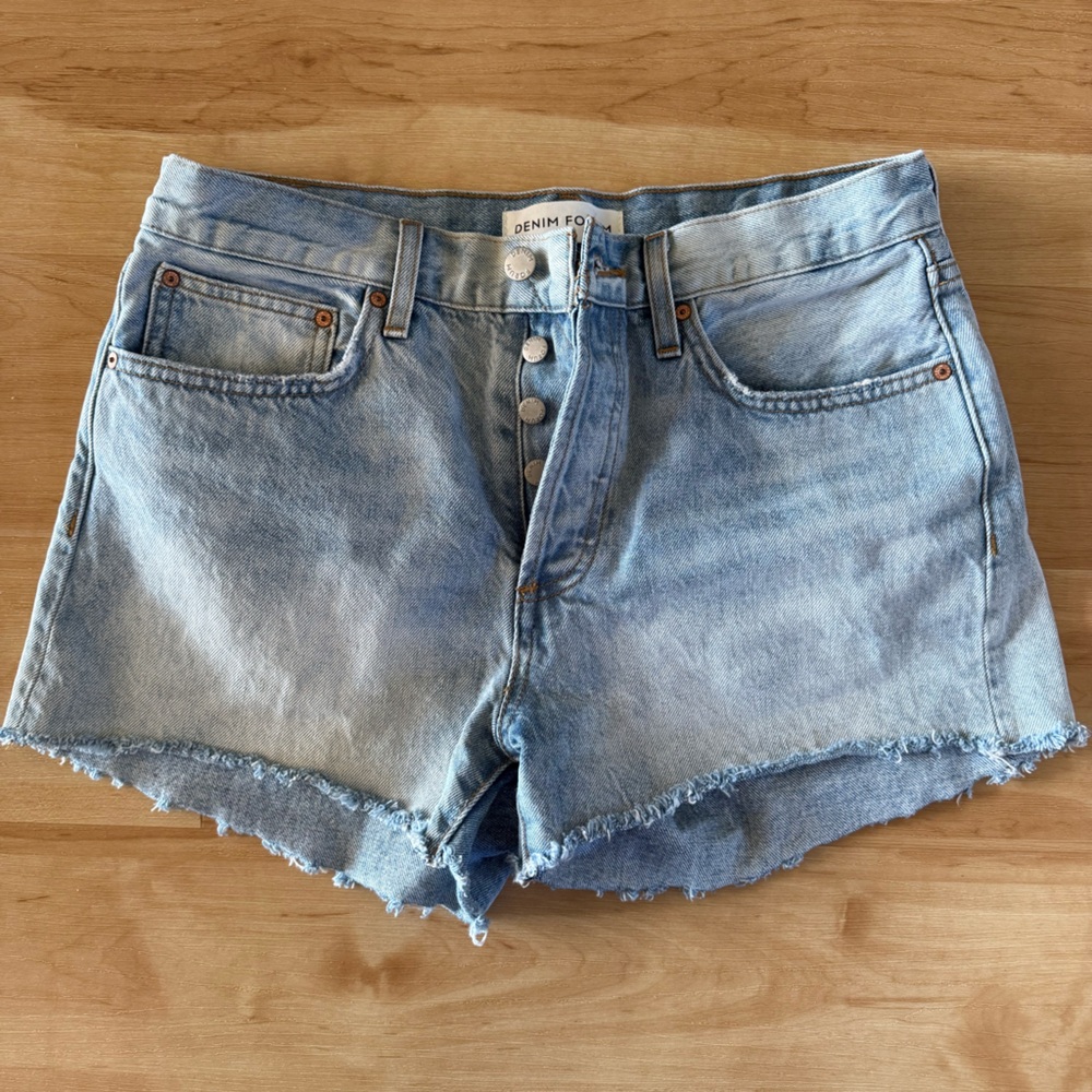 Denim Forum Sky Blue Women's Jean Shorts